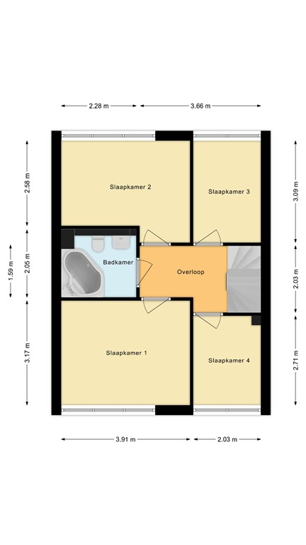 mediumsize floorplan